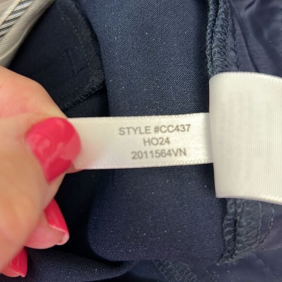 J. Crew cc437 Navy Cameron Petite new Cameron pant four-season stretch 4P NWOT - Picture 8 of 13